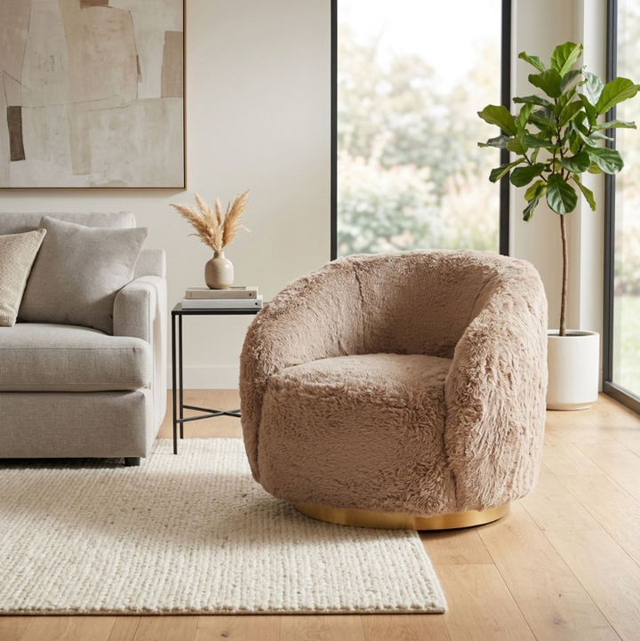Roundback Swivel Chair