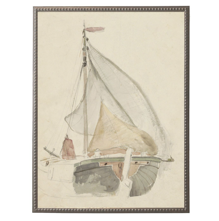 Watercolor Sailboat II