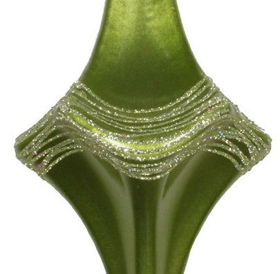 Celadon Candy Glitter Drop - 13 Hub Lane   |  Glitter Drop Ornaments