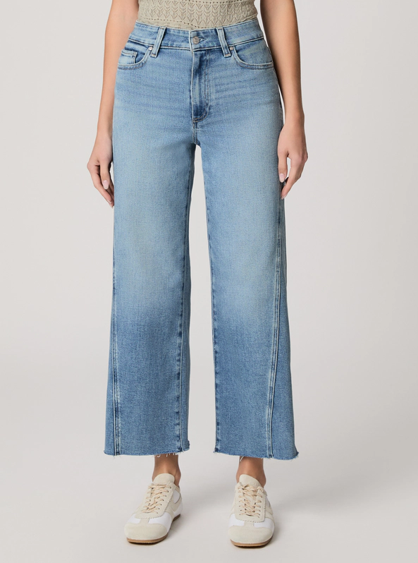 Paige Anessa Wide Leg Jean, Explorer