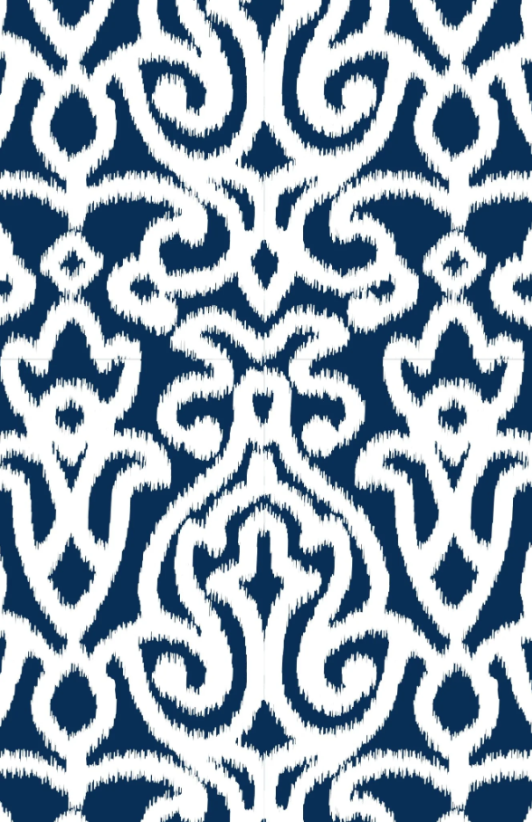 Twist & Shout Mini Dress, Navy Arabesque
