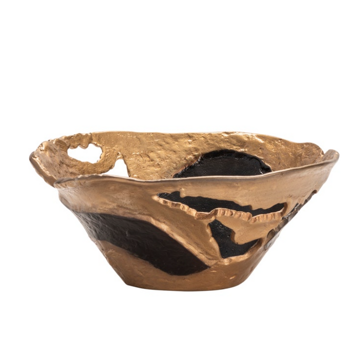 Willow Gold Pierced Bowl - 13 Hub Lane   |  Aluminum Bowls