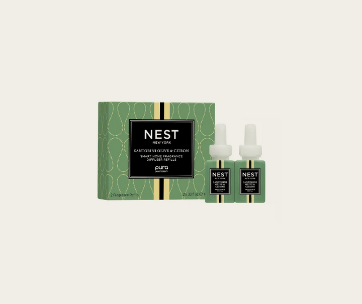 NEST Santorini Olive & Citron Pura Refill Duo