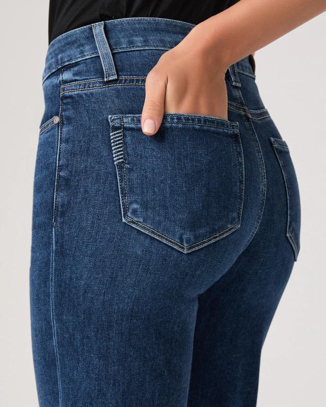 Mason Ankle Straight Jean, Neutra