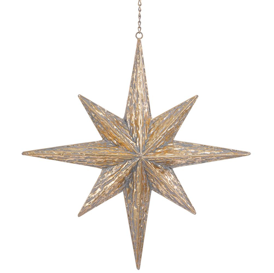 Star of Bethlehem Ornament, Gold - 13 Hub Lane   |  Vintage Inspired Ornaments