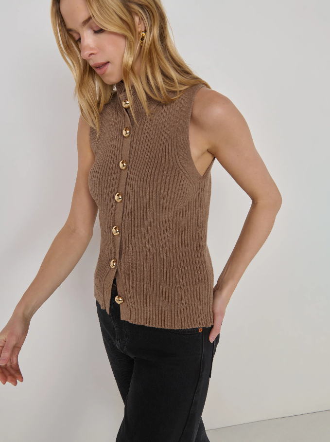 Nation LTD Ira Sweater Vest, Biscotti - 13 Hub Lane   |  