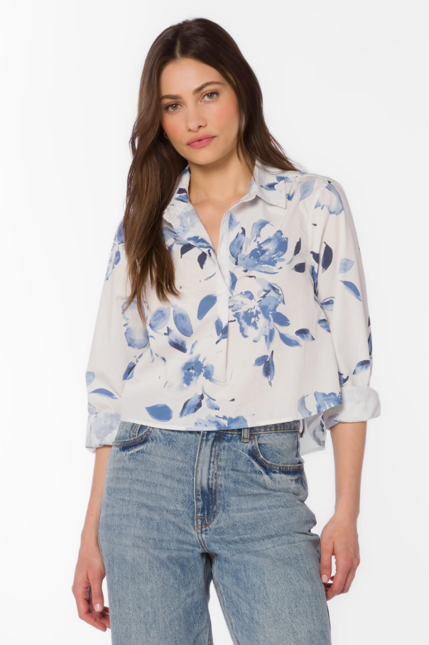 Chandler Shirt, Washed Waterflower - 13 Hub Lane   |  