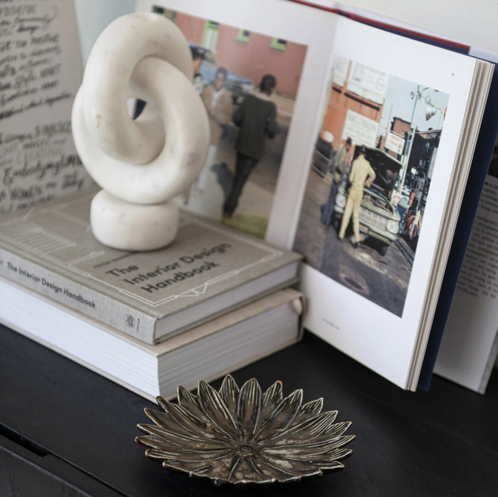 Stoneware Flower Plate