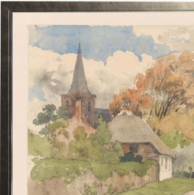 Yard at a Village Church