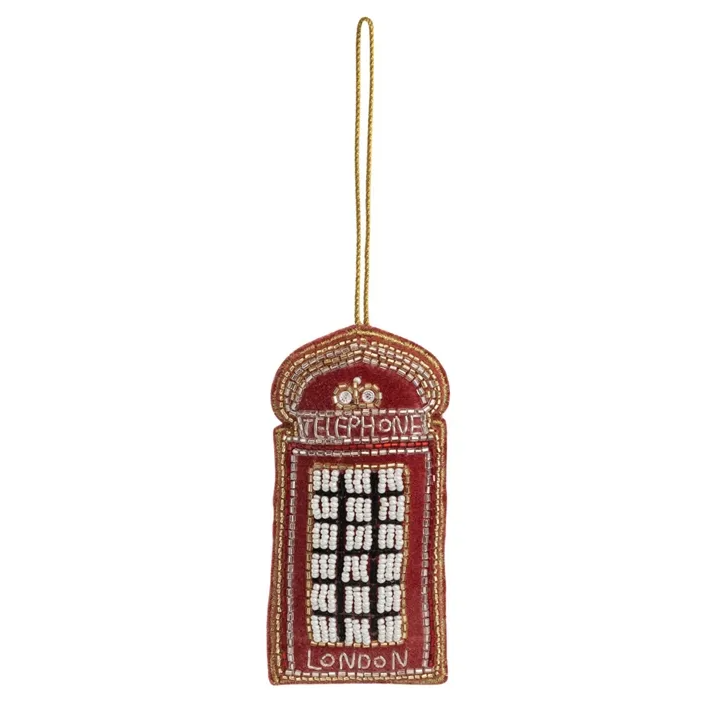 London Phone Booth Ornament