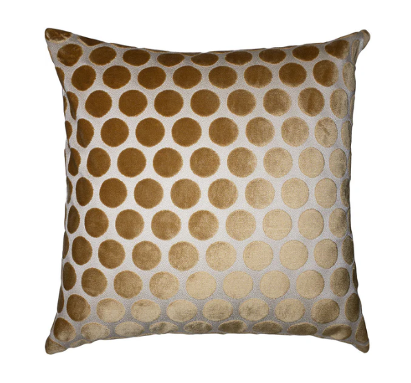 Vagabond Dots Gold Pillow