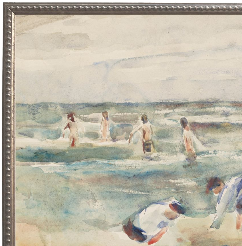 Children Playing on the Beach