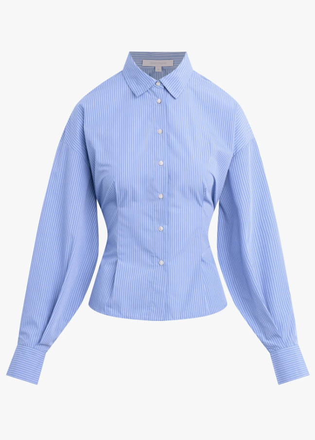 The Back Story Shirt, Blue & White Stripe