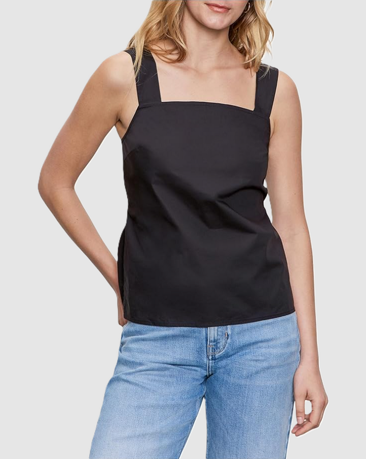 Desert Tank, Black - 13 Hub Lane   |  Square Neck Tanks