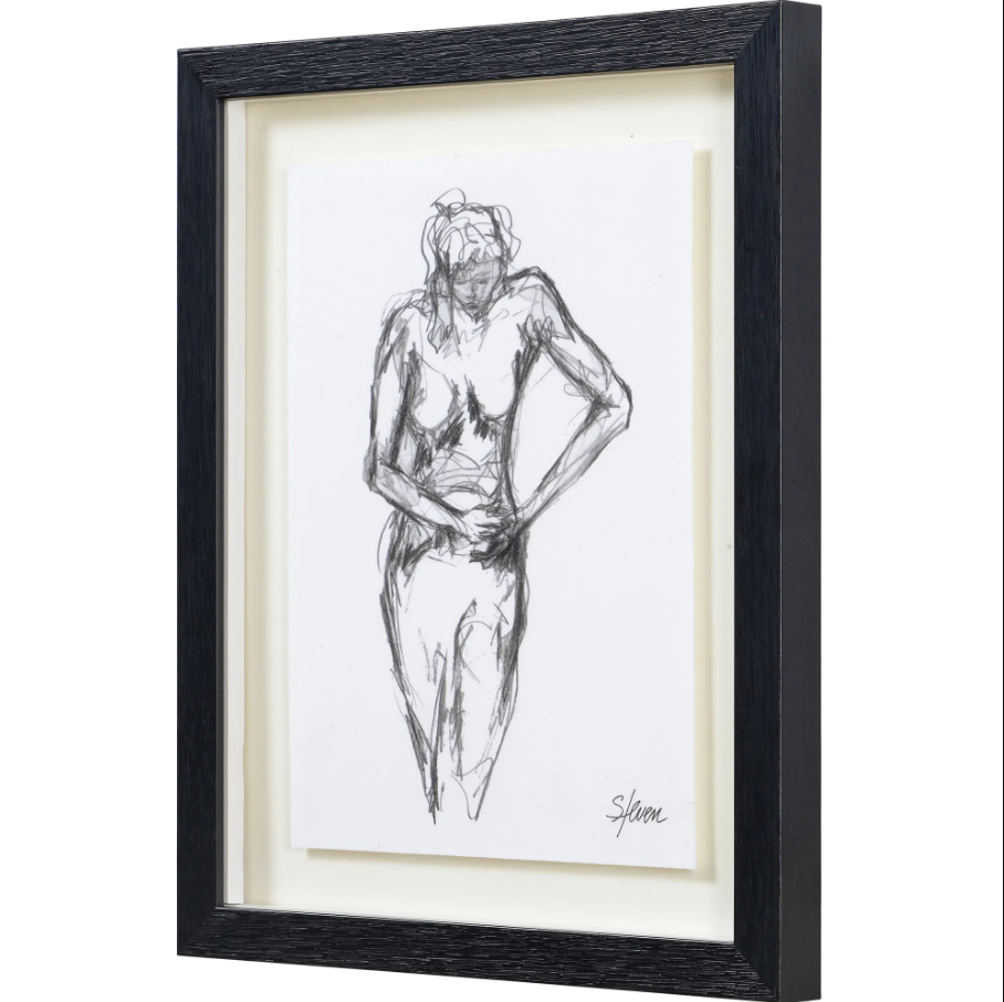 Studio Line Sketch - II - 13 Hub Lane   |  Under Glass Prints & Art