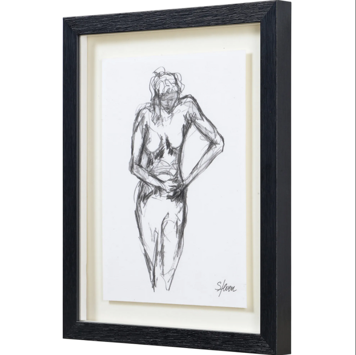 Studio Line Sketch - II - 13 Hub Lane   |  Under Glass Prints & Art