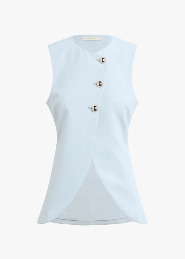 The Rachel Vest, Sky Blue