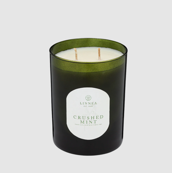 Linnea Crushed Mint Two-Wick Candle