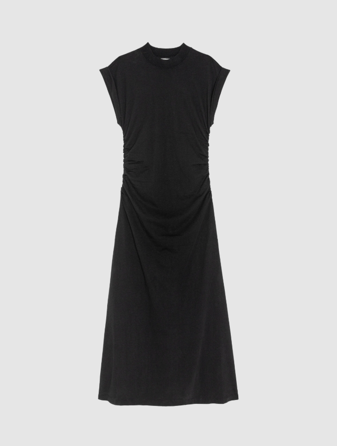 Nation LTD Neva Dress, Jet Black - 13 Hub Lane   |  Midi Dresses