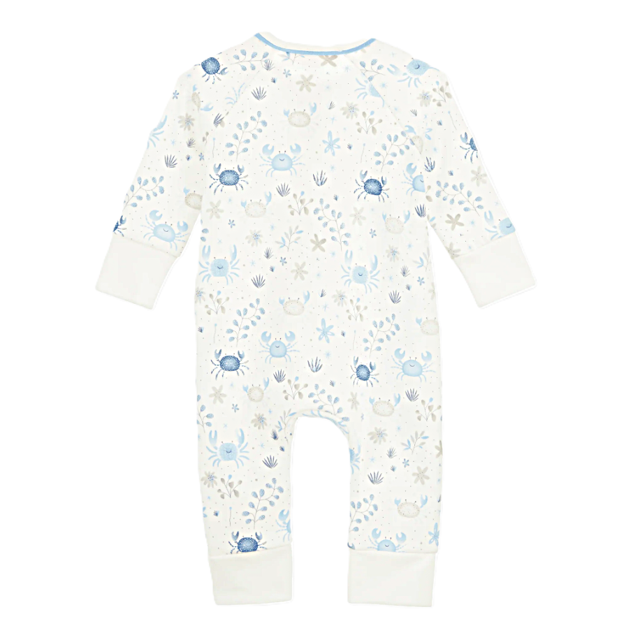 Crabby Cove Zip Playsuit - Sky - 13 Hub Lane   |  