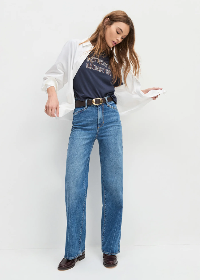 Favorite Daughter Skinny Jean Belt, Dark Brown & Antique Brass - 13 Hub Lane   |  Leather Belts