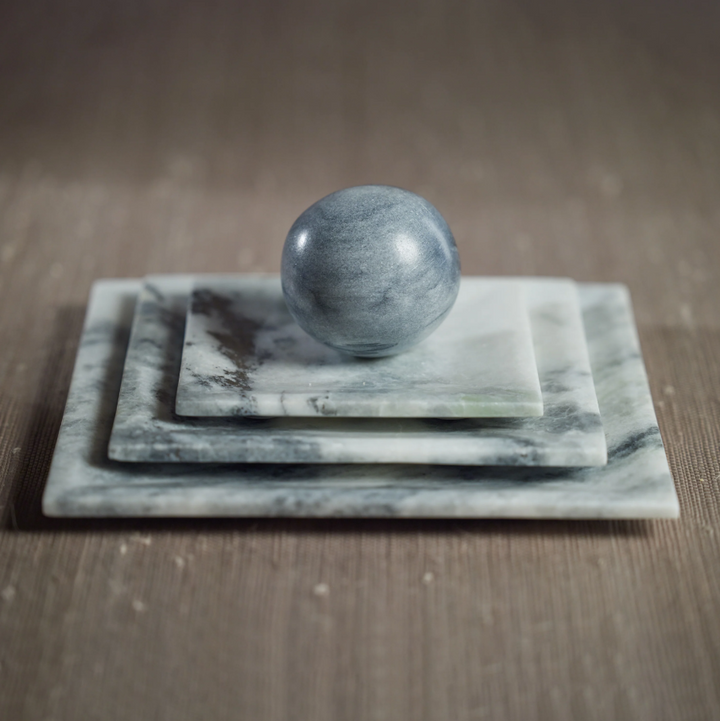 Palomar Marble Tray, Grey