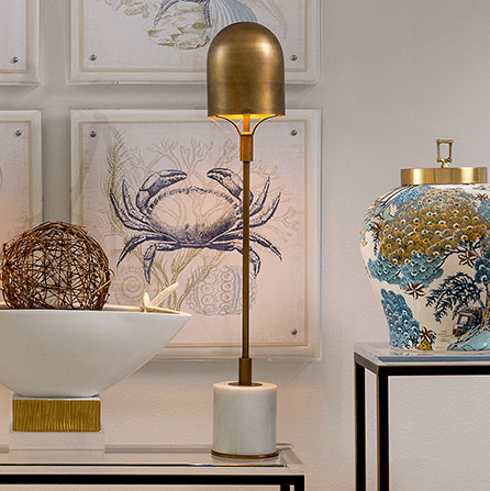 Oppa White Buffet Lamp - 13 Hub Lane   |  Buffet Lamps