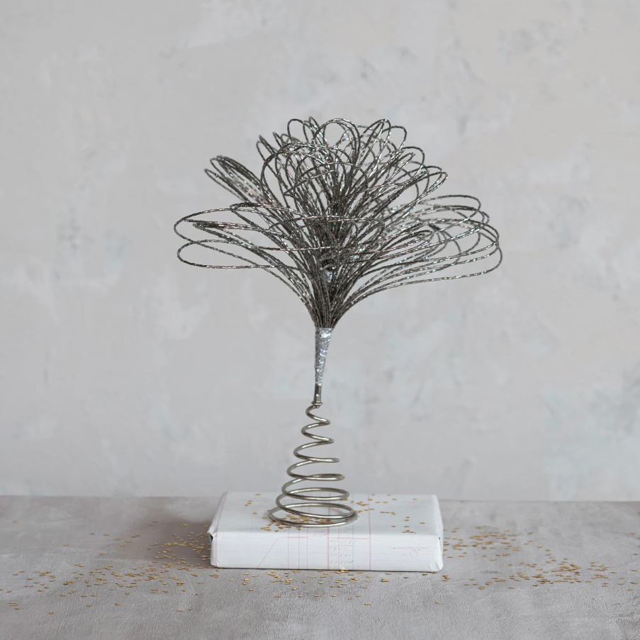 Metal & Glass Bead Tree Topper - Thumbnail 2