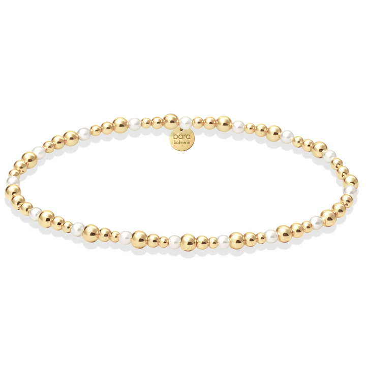 bara boheme jolie gold filled beaded bracelet - 13 Hub Lane   |  