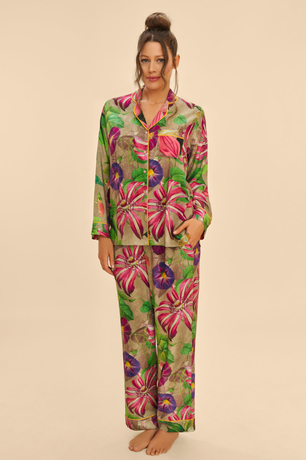 Super Soft Oversized Botanicals Pyjamas