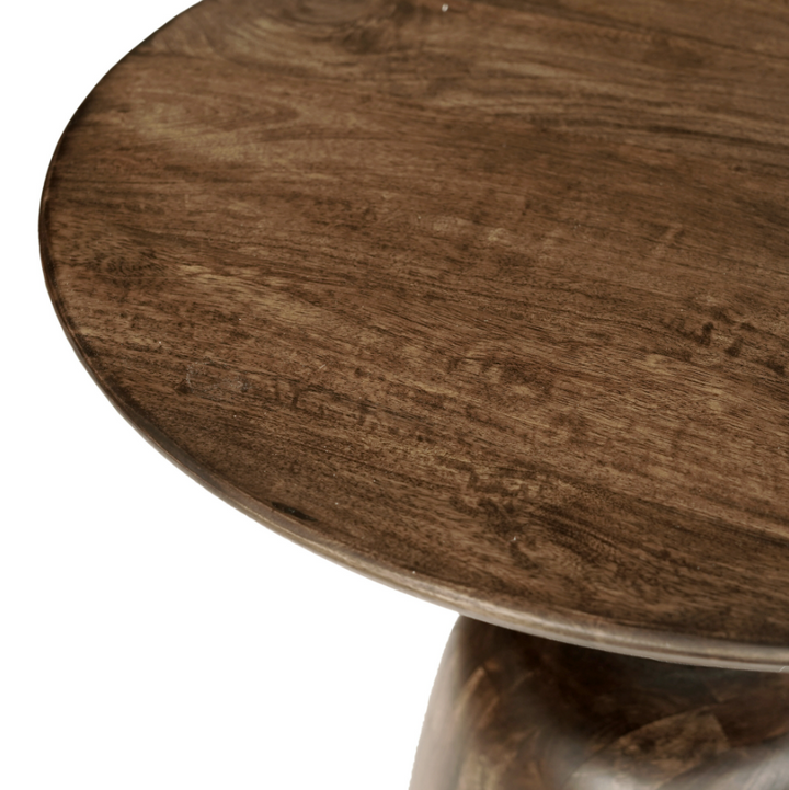 Mango Wood Side Table - 13 Hub Lane   |  Side Tables