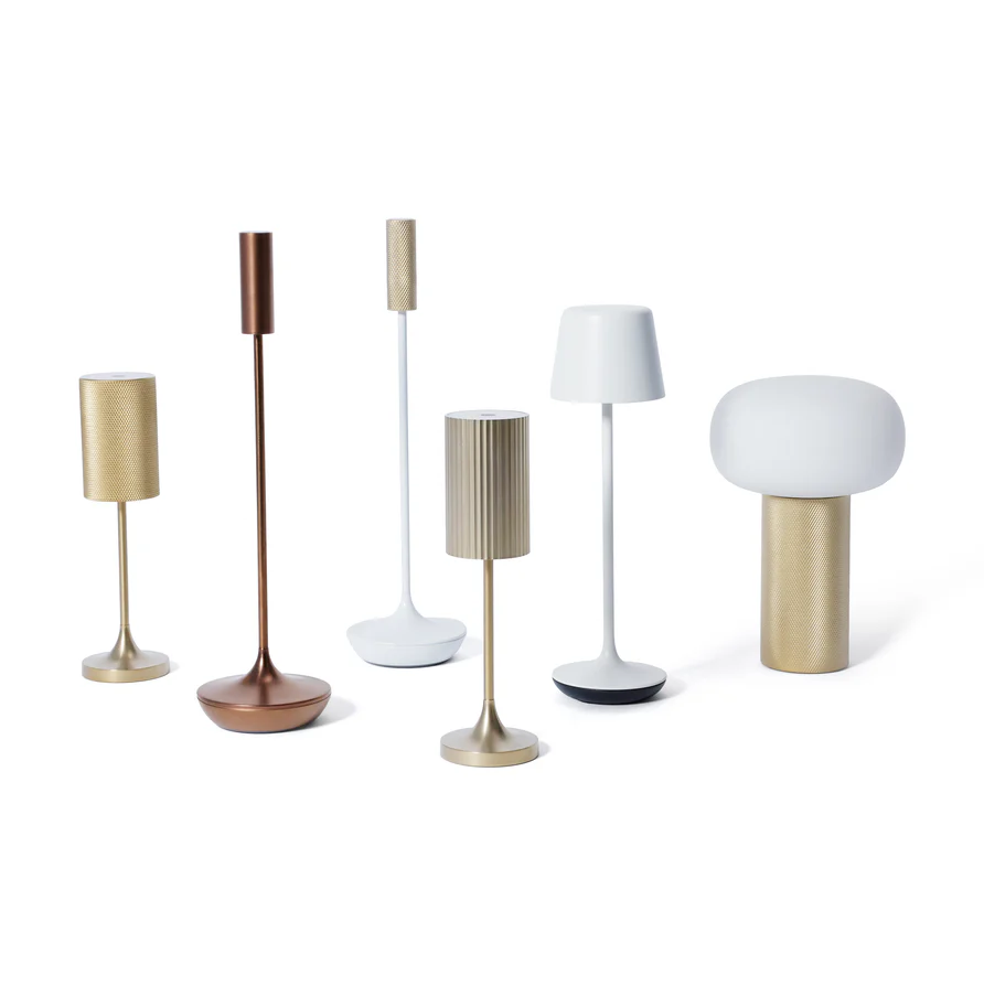 HALO Rechargeable Table Light, Gold - 13 Hub Lane   |  Rechargeable Table Lamps