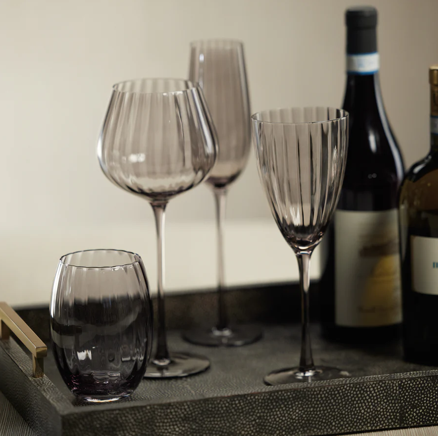 Madeleine Optic Wine Glass - 13 Hub Lane   |  Wine Glasses