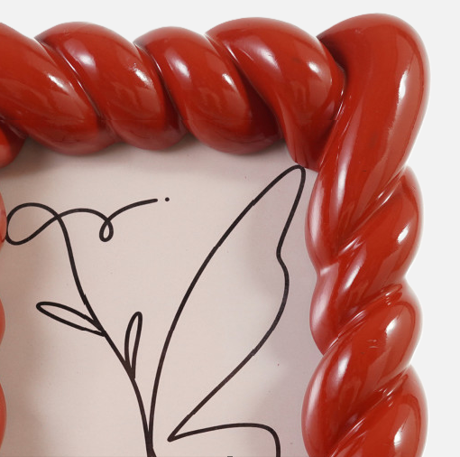 Twisted Resin Photo Frame, Sienna