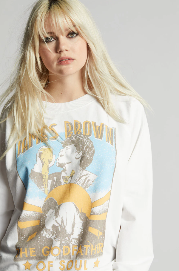 James Brown The Godfather of Soul Sweatshirt - 13 Hub Lane   |  Vintage Band Sweatshirts