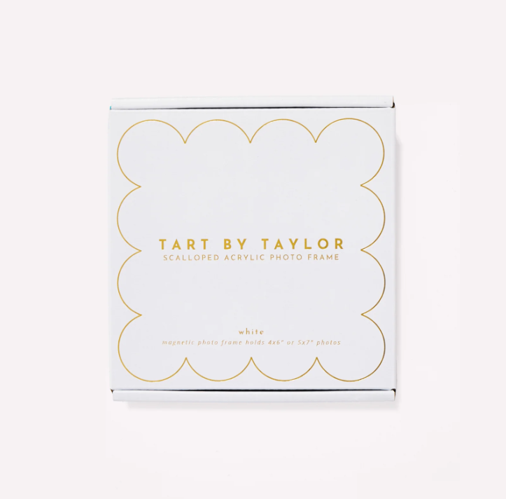 Mini Acrylic Frame, White - 13 Hub Lane   |  Acrylic Frames