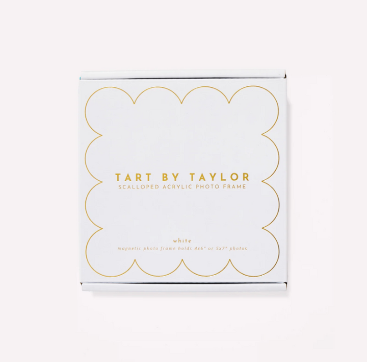 Mini Acrylic Frame, White - 13 Hub Lane   |  Acrylic Frames