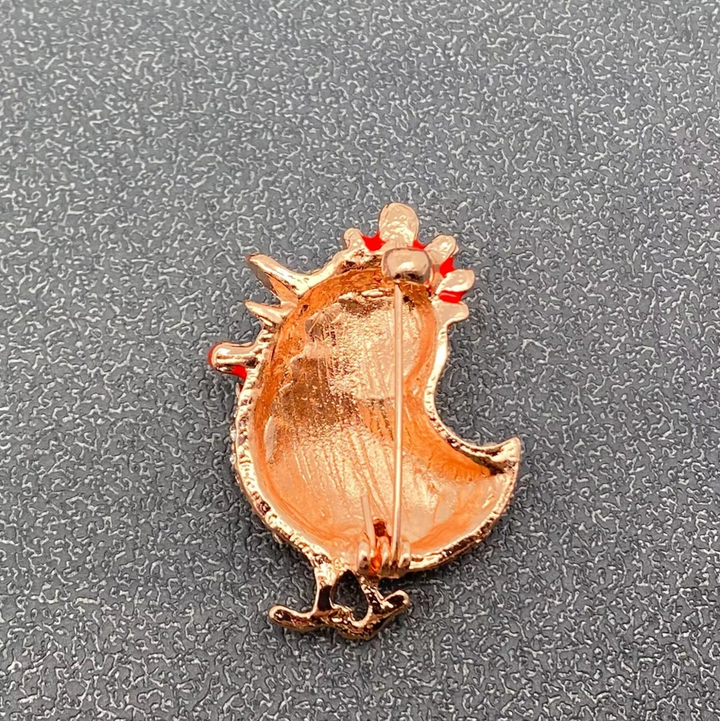 Rhinestone Chick Brooch - 13 Hub Lane   |  Brooches