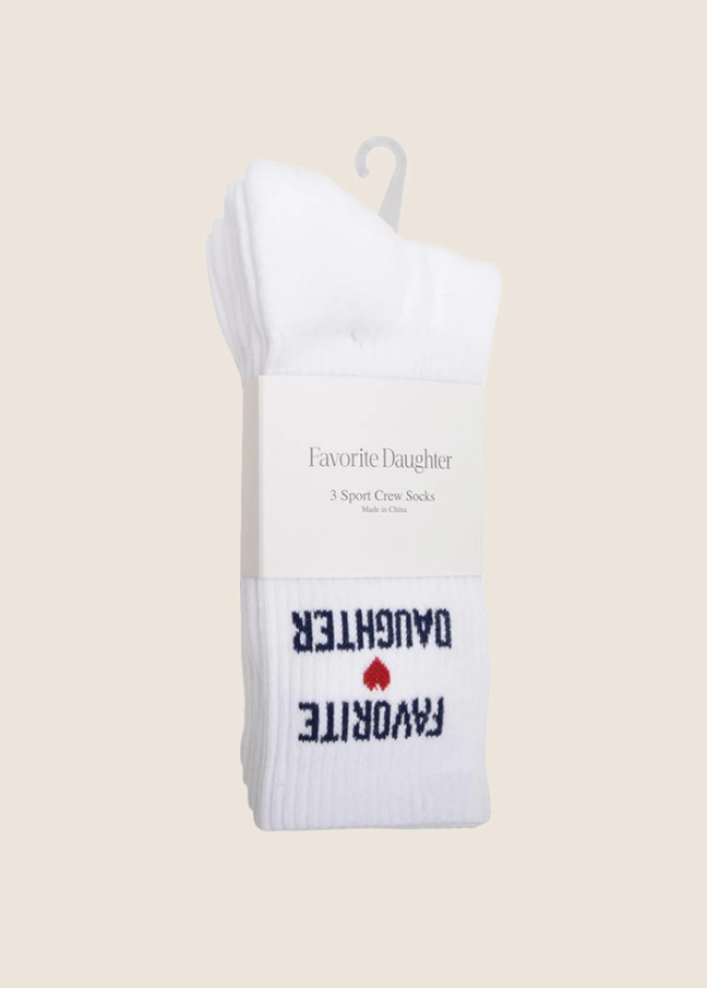 Favorite Daughter Heart Sock Set