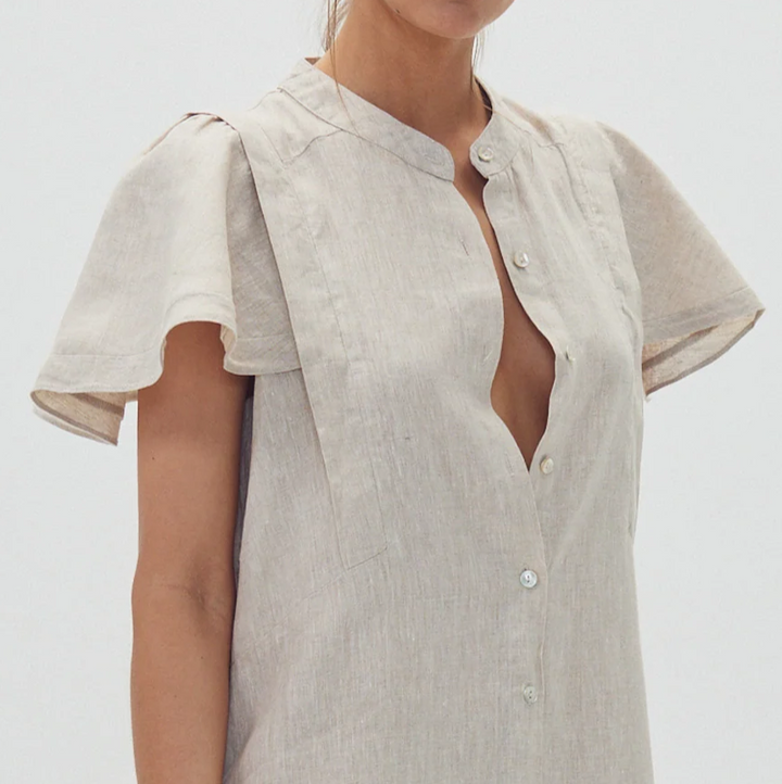 Willow Linen Dress, Natural - 13 Hub Lane   |  