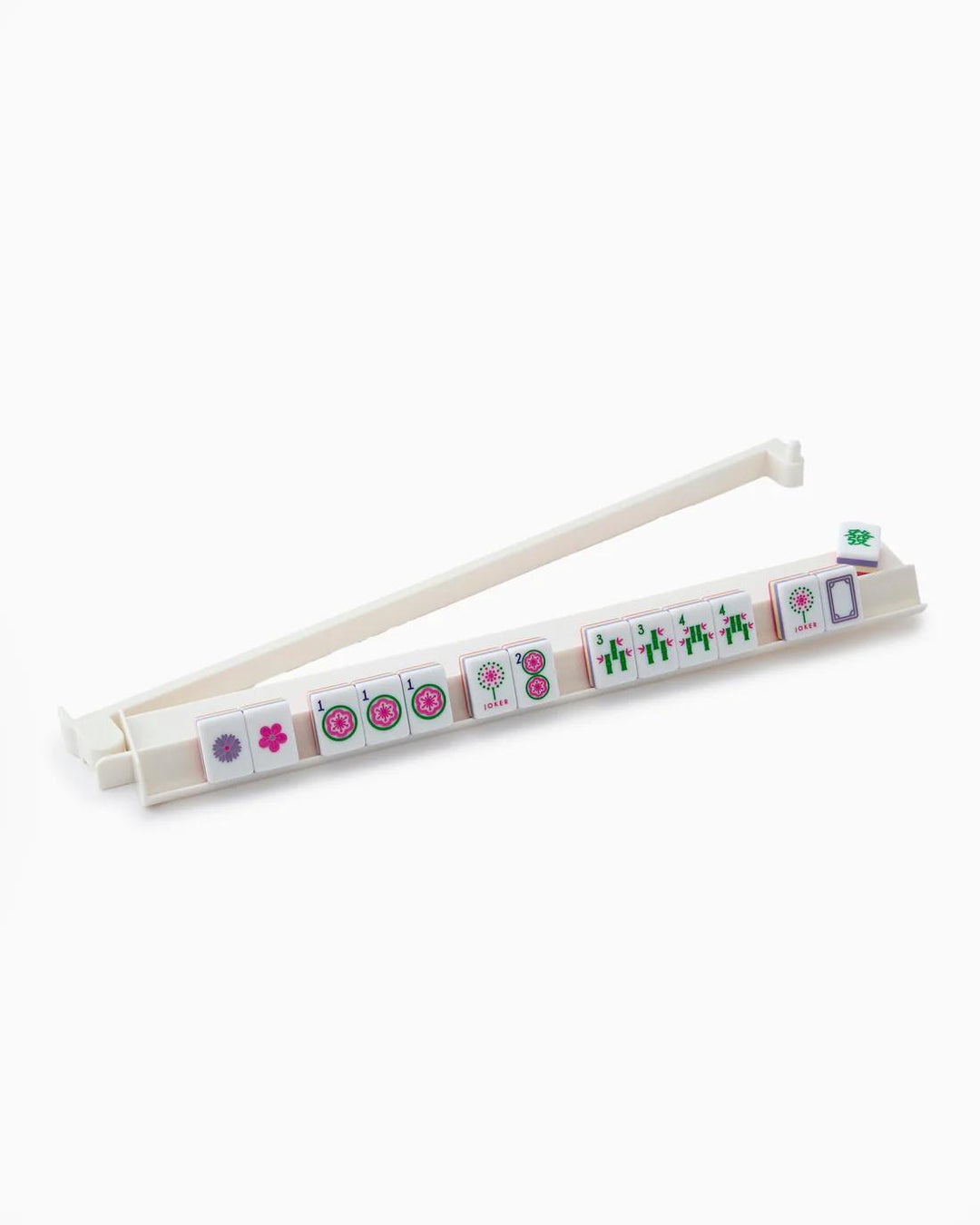 Acrylic Rack & Pusher Set, White