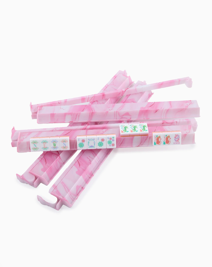 Acrylic Rack & Pusher Set, Pink Quartz