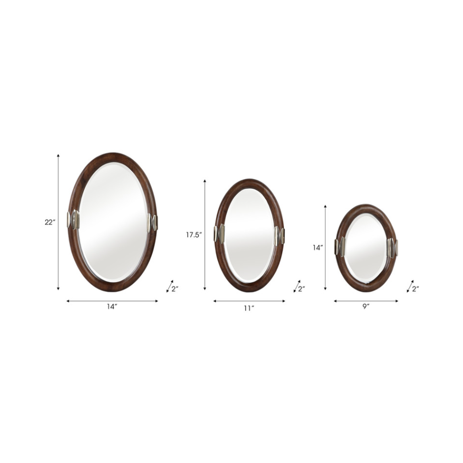 Sheffield Oval Mirror - 13 Hub Lane   |  Oval Mirrors