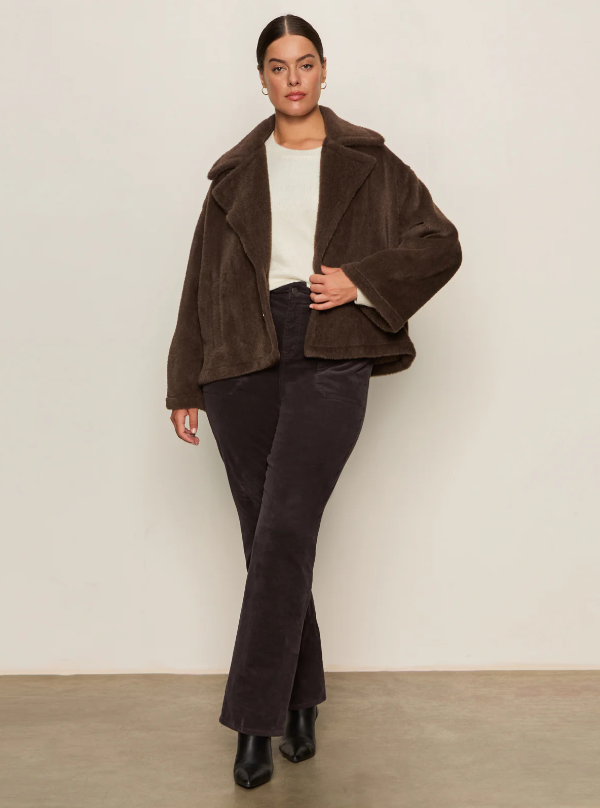 Colette Fur Jacket, Choco Chip - 13 Hub Lane   |  Fur Jackets