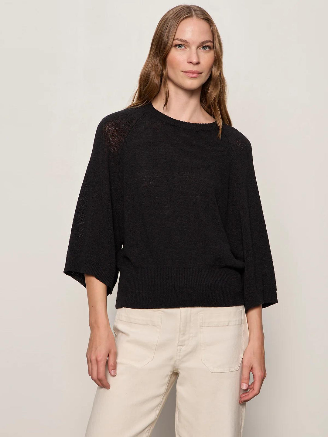 About Us Relaxed Pullover, Black