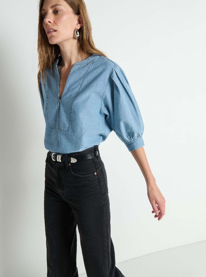 Nation LTD Emmett Top, Chambray - 13 Hub Lane   |  