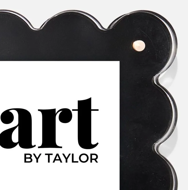 Mini Acrylic Frame, Black - 13 Hub Lane   |  Acrylic Frames