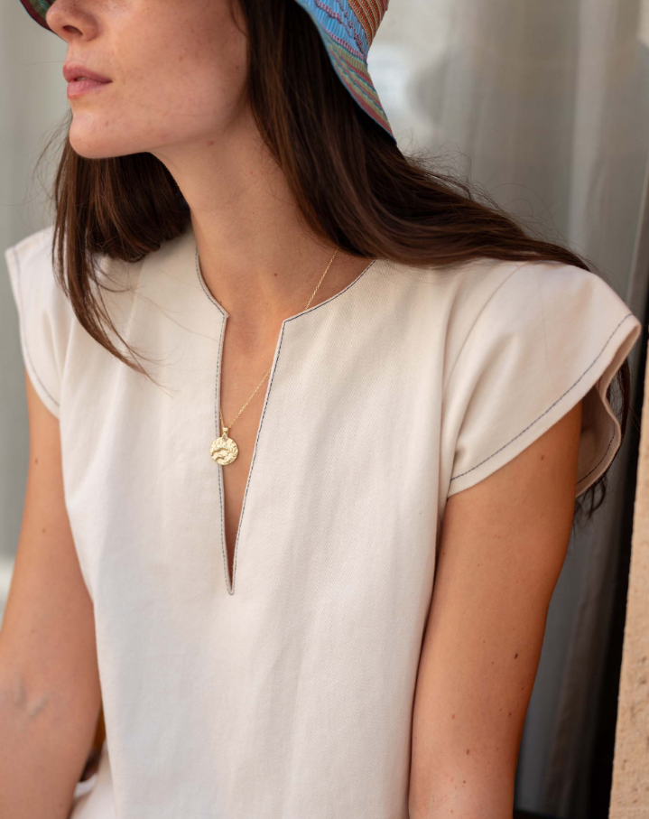 Tropez Twill Tunic, Bone