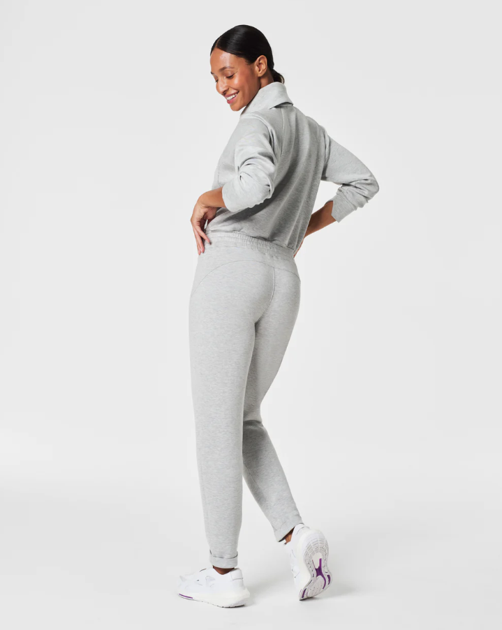 Spanx AirEssentials Tapered Pant, Light Grey Heather