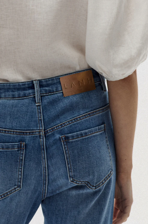 Gypsy Denim Pants, Washed Indigo - 13 Hub Lane   |  